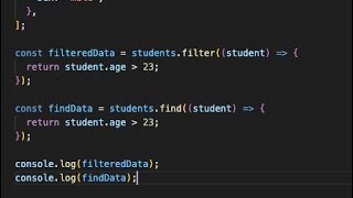 JavaScript filter and find | difference between filter and find