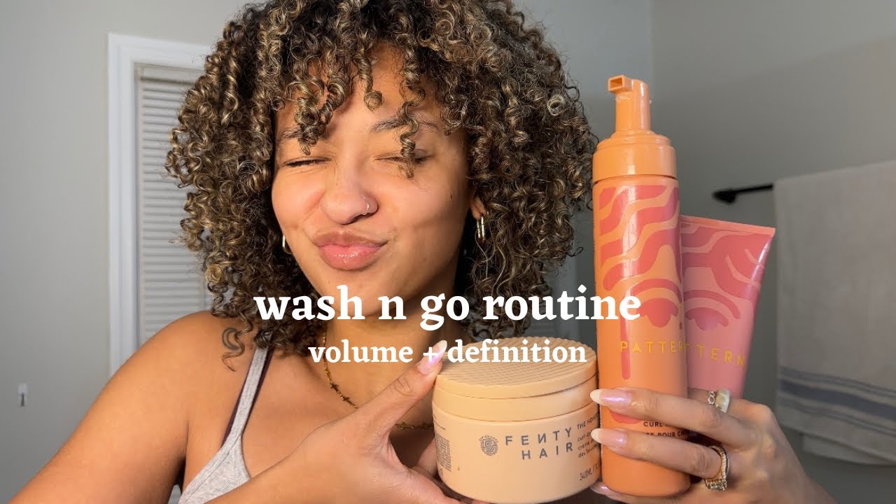 wash n go: volume + definition on 3b/3c hair