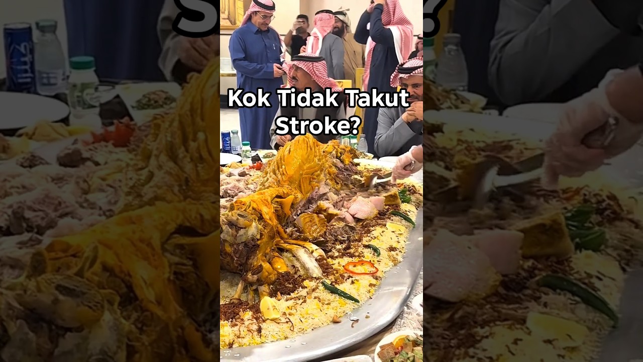 🔥 Orang Arab Sering Makan Daging, Kok Tidak Takut Stroke? #shorts
