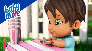Baby Alive Türkçe 🍋 Oyuncak Bebek Yapımı Limonata 💰 Çocuklar İçin Çizgi Filmler 💕