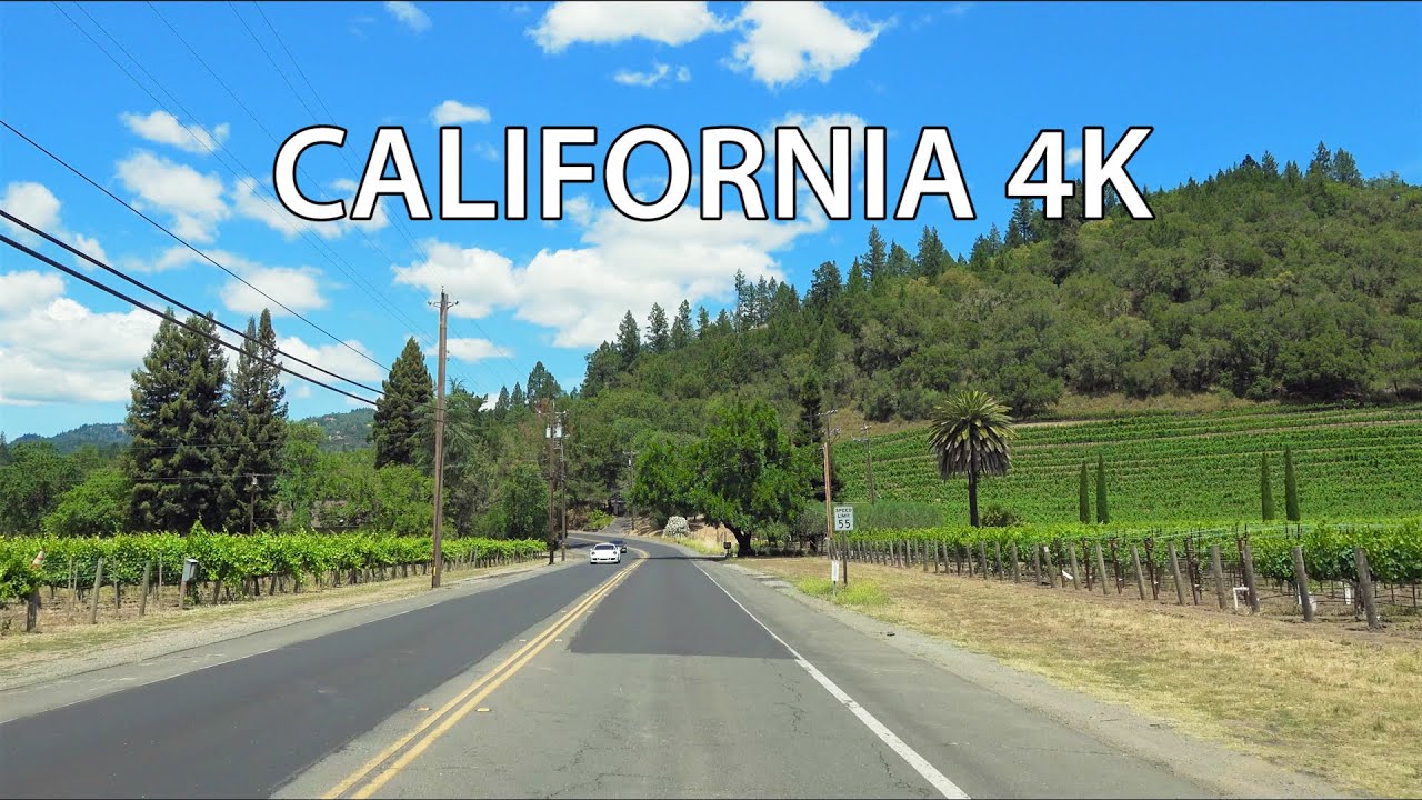 Napa Valley 4K California Vineyards Scenic Drive YouTube