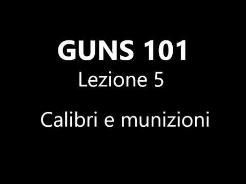 Video: Quali Sono I Calibri Delle Armi