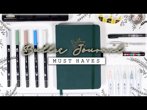 My Favourite Brush Pens For Bullet Journaling - the paper kind