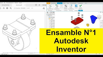 ENSAMBLE BASICO - AUTODESK INVENTOR - EXPLOSIÓN