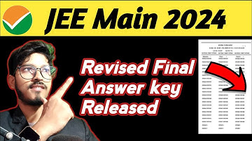 JEE Main 2024 | Result Soon😀Official Revised Final Answer key | New Update 2024👊 #jeemain2024