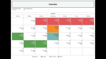 How to Create Tableau Calendar View