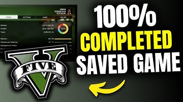 100% COMPLETE SAVE GAME IN GTA 5 | ALL MISSIONS COMPLETED | COMPLETE MAP | GTA 5 Mods 2025