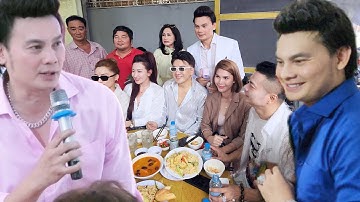 Toàn Cảnh NSƯT Kim Tiểu Long ước đẫm mồ hôi thay 3 bộ đồ để tiếp khách trong ngày giỗ tổ 