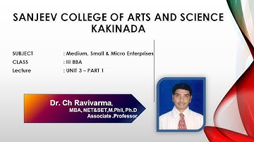 IIIBBA - SEM6 -MSME - UNIT 3 - Part 2 - INCENTIVES & SUBSIDIES