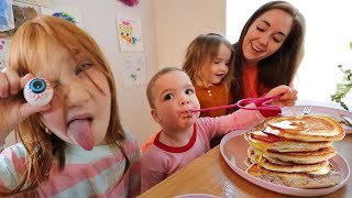 Best MOM DAY Ever!!  Jenny's LOST Mother's day Vlog! Pancake Art, Presents, and playing family games screenshot 4