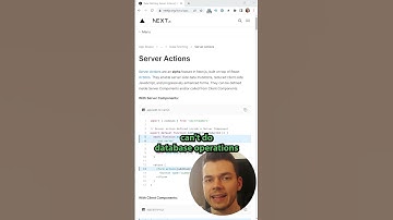 What Are Server Actions in Next.js?