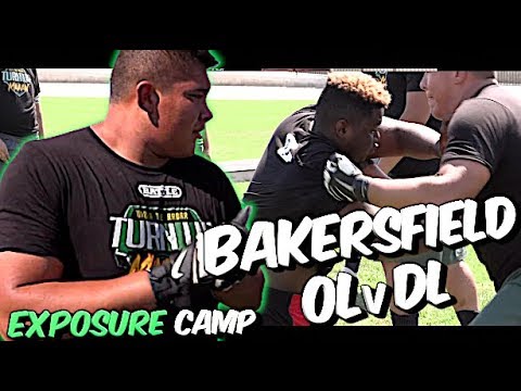 🔥🌴 Under The Radar Exposure Camp | Bakersfield (CA) Offensive Line v Defensive Line 1v1s