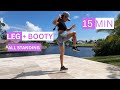 Lower Body Home Workout / LEG / HIP / CORE & CARDIO (No Equipment)