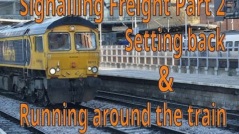 Signalling Freight Pt 2, blocking back inside & outside home, & running around