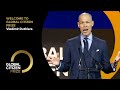 Host Vladimir Duthiers Welcomes Guests to the Awards Ceremony | Global Citizen Prize 2024