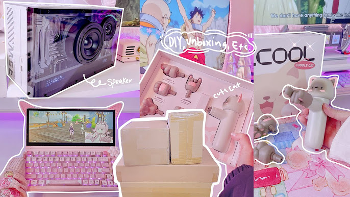 Unboxing Unnecessary Kawaii Gadgets For My Desk and Switch 🧡 TEMU HAUL 🧡  