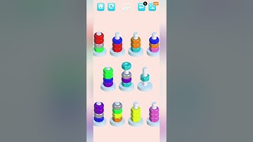 Nuts Sort Level 407 Puzzle Solved | How to Play Nuts Sort gameplay