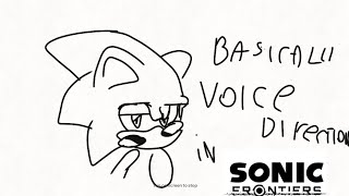 basically voice direction in sonic frontiers (sonicthehedgeboom animation)