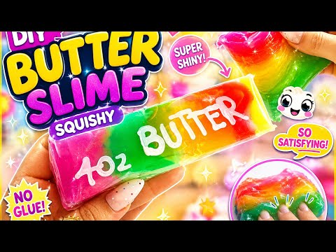 DIY Slime Butter Squishy 😊💕