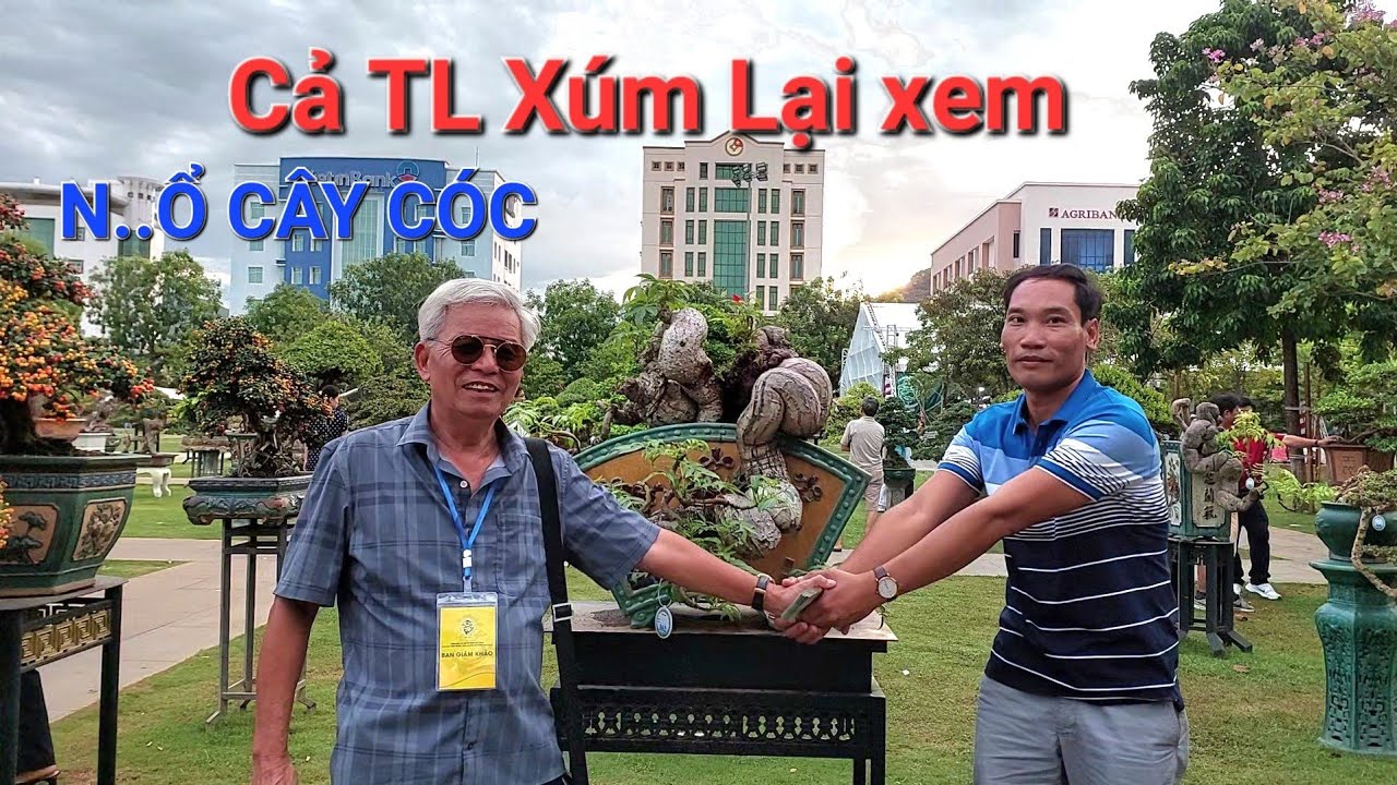 Cả triển lãm xúm lại xem Bác Thọ N..Ổ TP cây cóc RẤT ĐẸP nhiều nét kỳ tại TL Quy Nhơn .