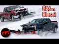How Good is the New 2020 Chevy Silverado HD? We Plow a Mountain of Snow to Find Out!