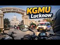KGMU Lucknow Motovlog 🏥 | University Campus Inside & Outside Ride | Lucknow Vlog #KGMULucknow#Campus