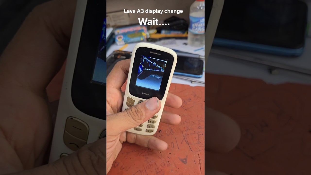 Lava A3 display broken change 