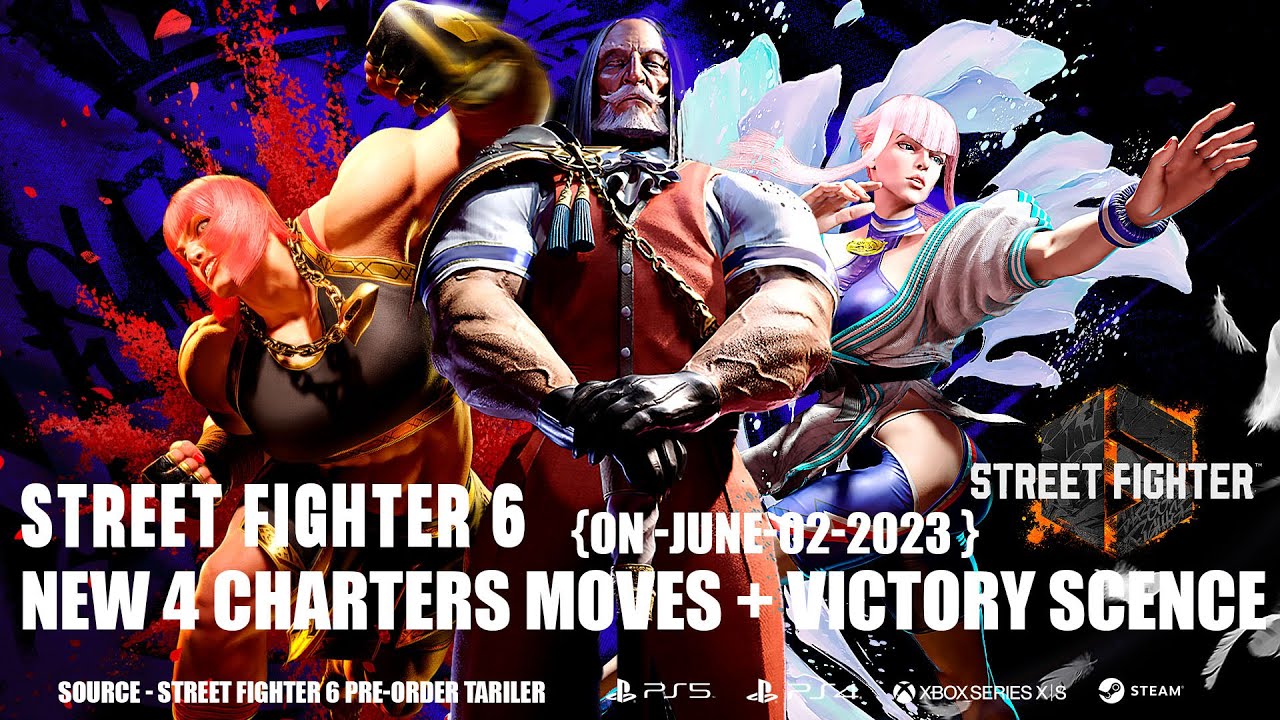Exclusive First Look at Street fighter 6 gameplay new 4 charters moves ..