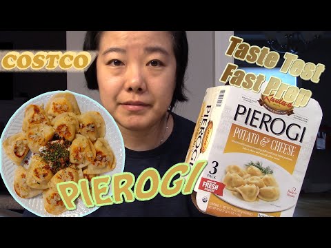 Food | Costco Pierogi | Fast Prep | Tasty | Eating Cheaply at Home👍👍👍