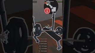 When Gym Simulator Gets Real! #shorts #gaming #subscribe #ps5share #fyp #gamingvideos #games