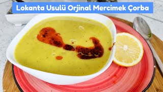 Lokanta Usulü Merci̇mek Çorbasi ❌️ Altin Sarisi Rengi̇nde Orji̇nal Merci̇mek Çorba ❌Deneyen Vazgeçemi̇yor