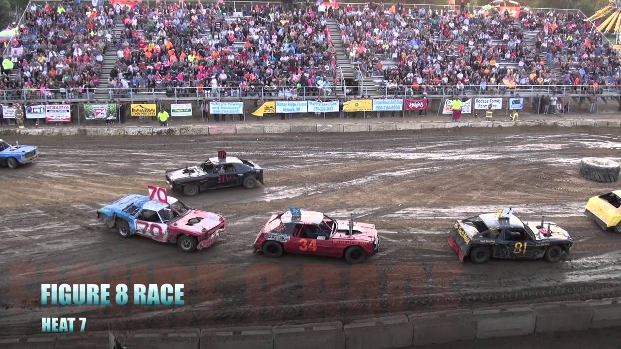 2013 ARMADA FAIR FIGURE 8 RACE (08152013) YouTube