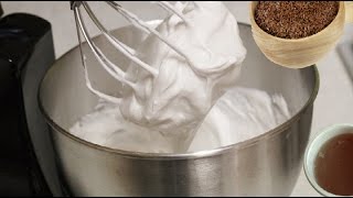 Eggless Meringue | Flax Seeds Gel Meringue video Recipe | Vegan Recipe by Bhavna