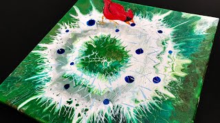 Acrylic Pour Painting: How To Embellish A Spin