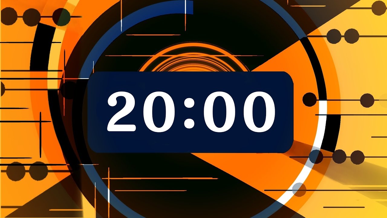 20 Minutes timer with calm music - for Studying, Working, Training or Relaxing