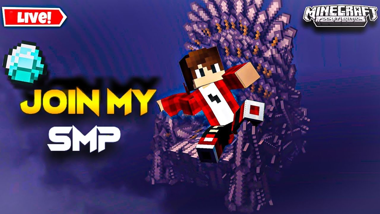 24/7 Joinable Minecraft SMP { PUBLIC } Java + Bedrock Survival Server ...