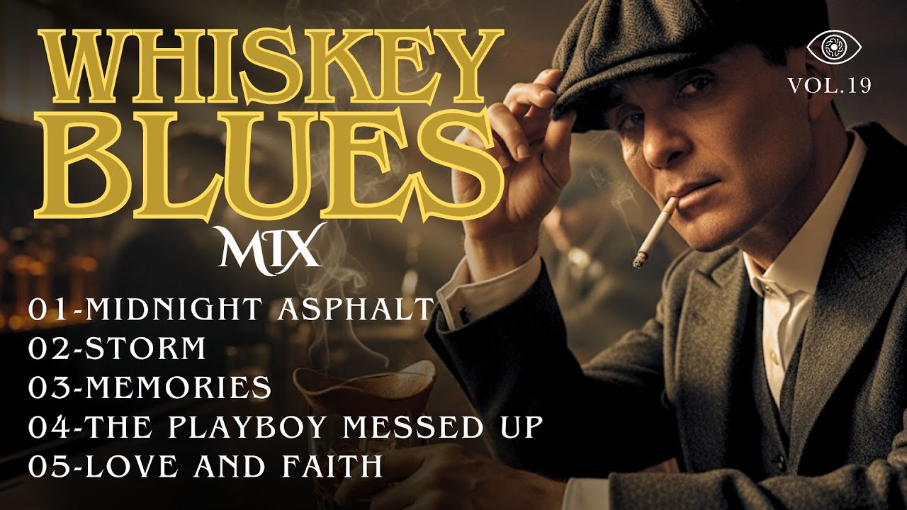 🥃 Relaxing Whiskey Blues | Smooth Slow Blues & Vintage Rock Ballads Mix Vol.19 | Ninuxe