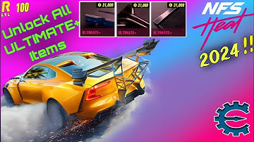 How to Unlock all ULTIMATE PLUS parts in NFS Heat with cheat engine|| level 100 in one click ||
