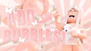 How to Add BUBBLES to your GFX! | violetiiq 