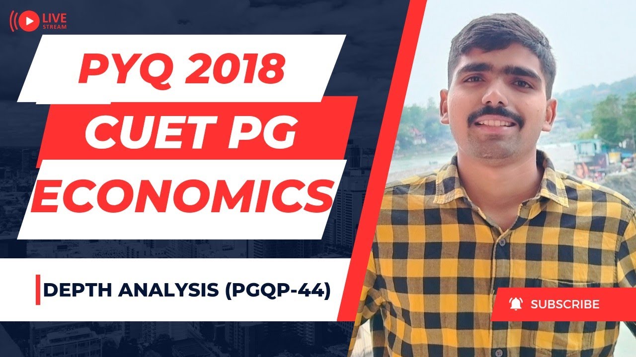 Previous Year CUET PG Economics 2018 (PGQP-44) 