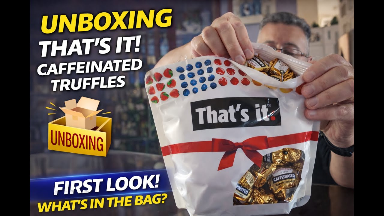 Вот и всё. Органические трюфели из темного шоколада с эспрессо, упаковка из 18 штук | 1 трюфель =...