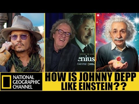 GEOFFREY RUSH INTERVIEW WITH JOHNNY FLYNN FOR GENIUS - ALBERT EINSTEIN & JOHNNY DEPP PIRATES