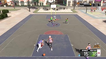 2k20 mypark with friends playing 3v3 against each other vibes tune in lit -_-
