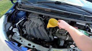 Nissan Versa Oil Change 2007 - 2015