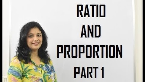 Class 6 Maths Chapter 12 Ratio And Proportion Part 1