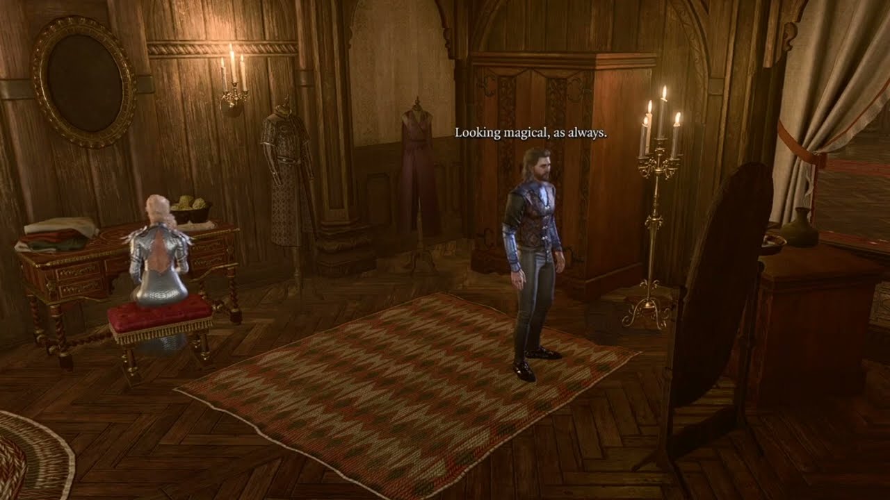 All Companions Look At Themselves In The Mirror - Baldur's Gate 3