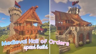 Medieval Hall of Orders ☆ Minecraft speed build