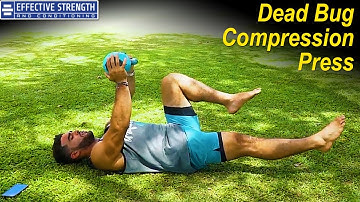 Kettlebell Exercises - Dead Bug Compression Press by Jarrod Cardona