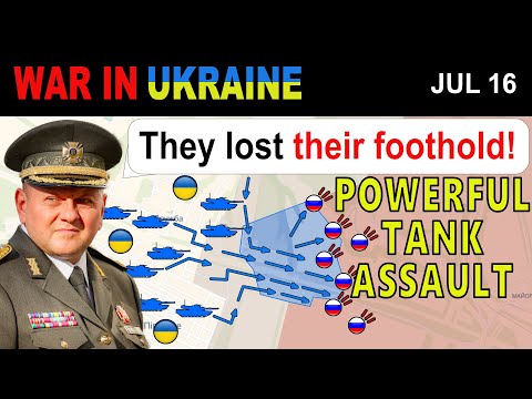 16 Jul: Elite Ukrainian Armor Units ROLL OVER Russian Positions! | War in Ukraine Explained