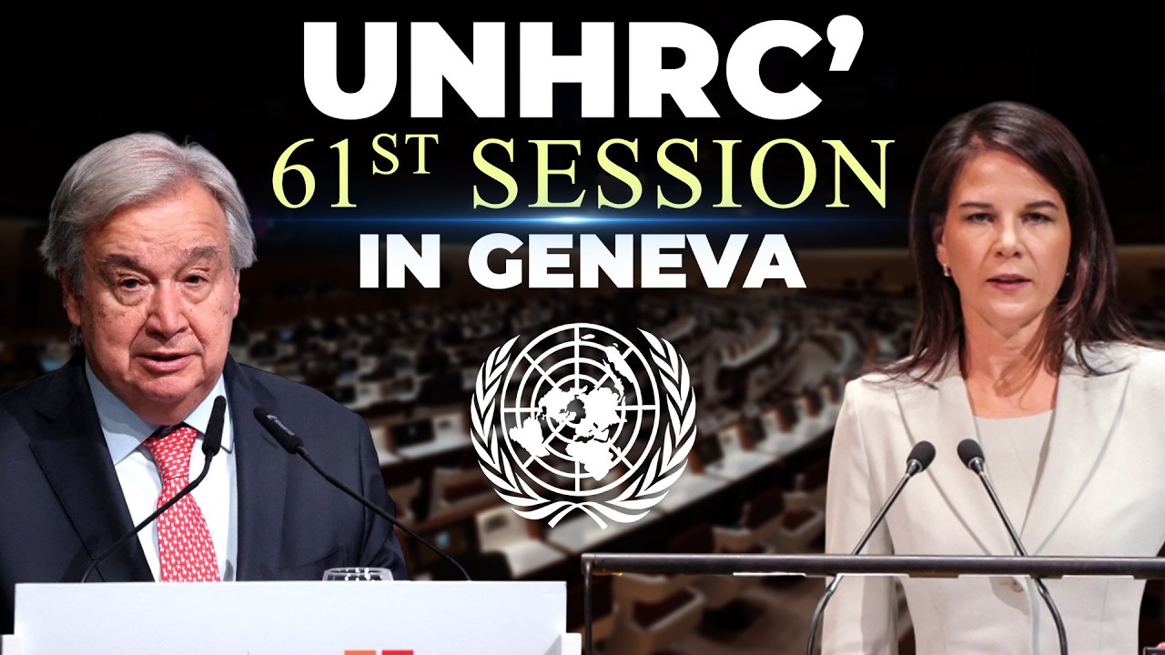 LIVE: UN Human Rights Council holds 61st session in Geneva | António ...